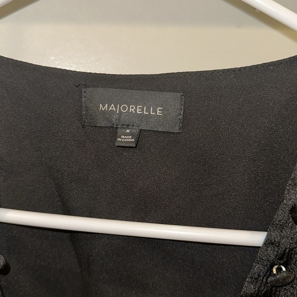 MAJORELLE Samantha Top in Black - Picture 4 of 5